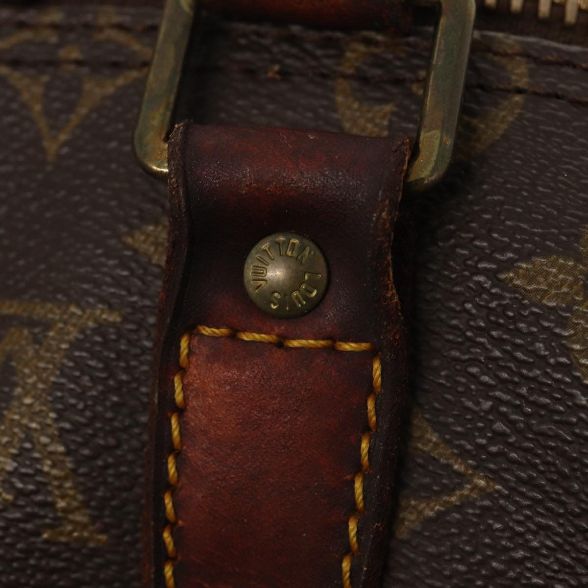 LOUIS VUITTON Monogram Keepall Bandouliere 50 Boston Bag M41416 LV Auth 63736