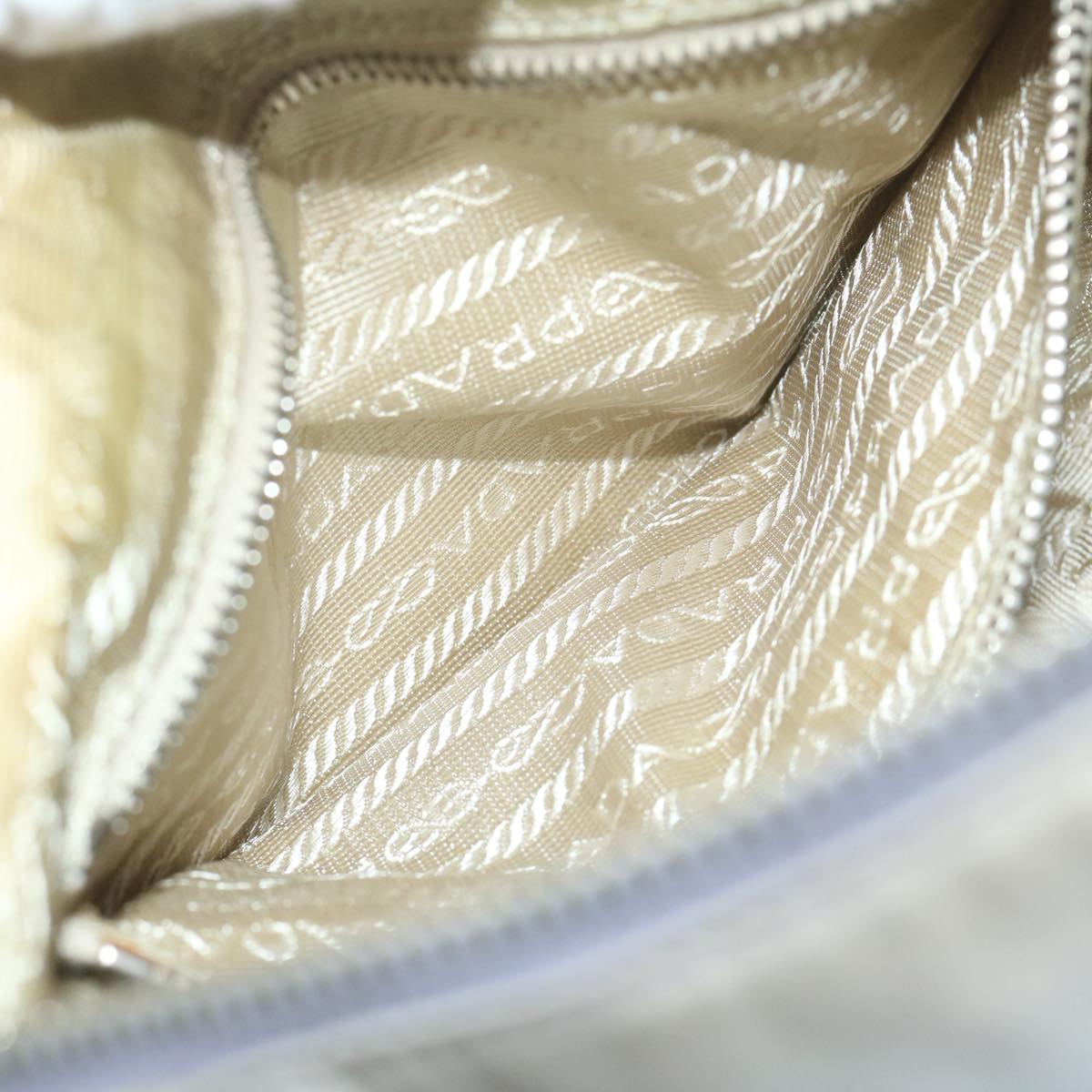 PRADA Accessory Pouch Nylon Purple Auth 63925