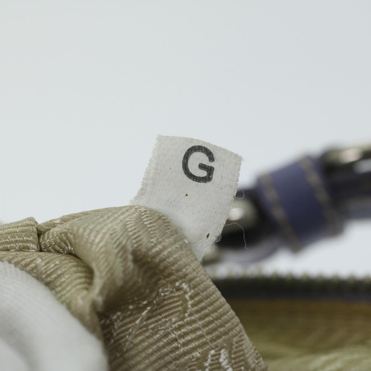 PRADA Accessory Pouch Nylon Purple Auth 63925