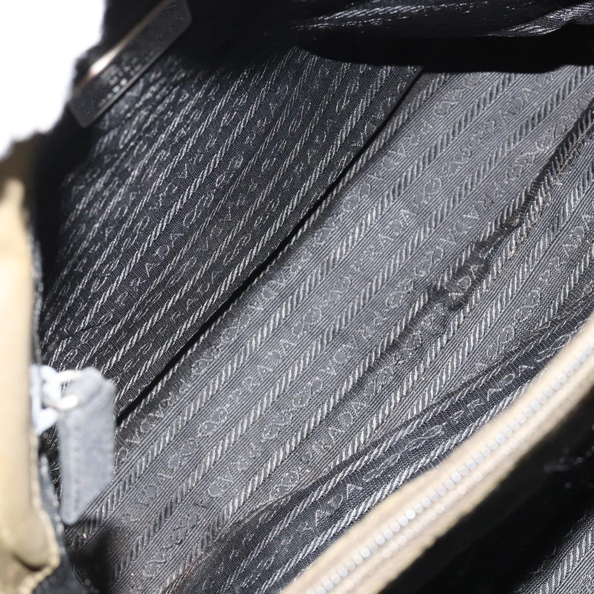 PRADA Tote Bag Nylon Khaki Auth 63975