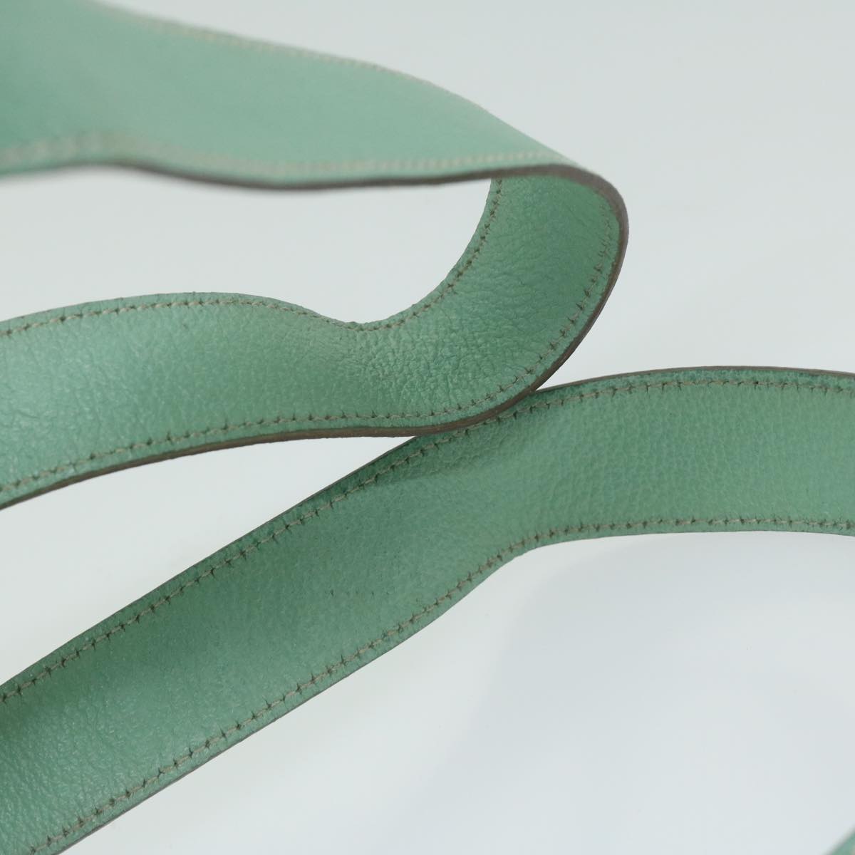 GUCCI Bamboo Backpack Suede Light Blue Auth 63986