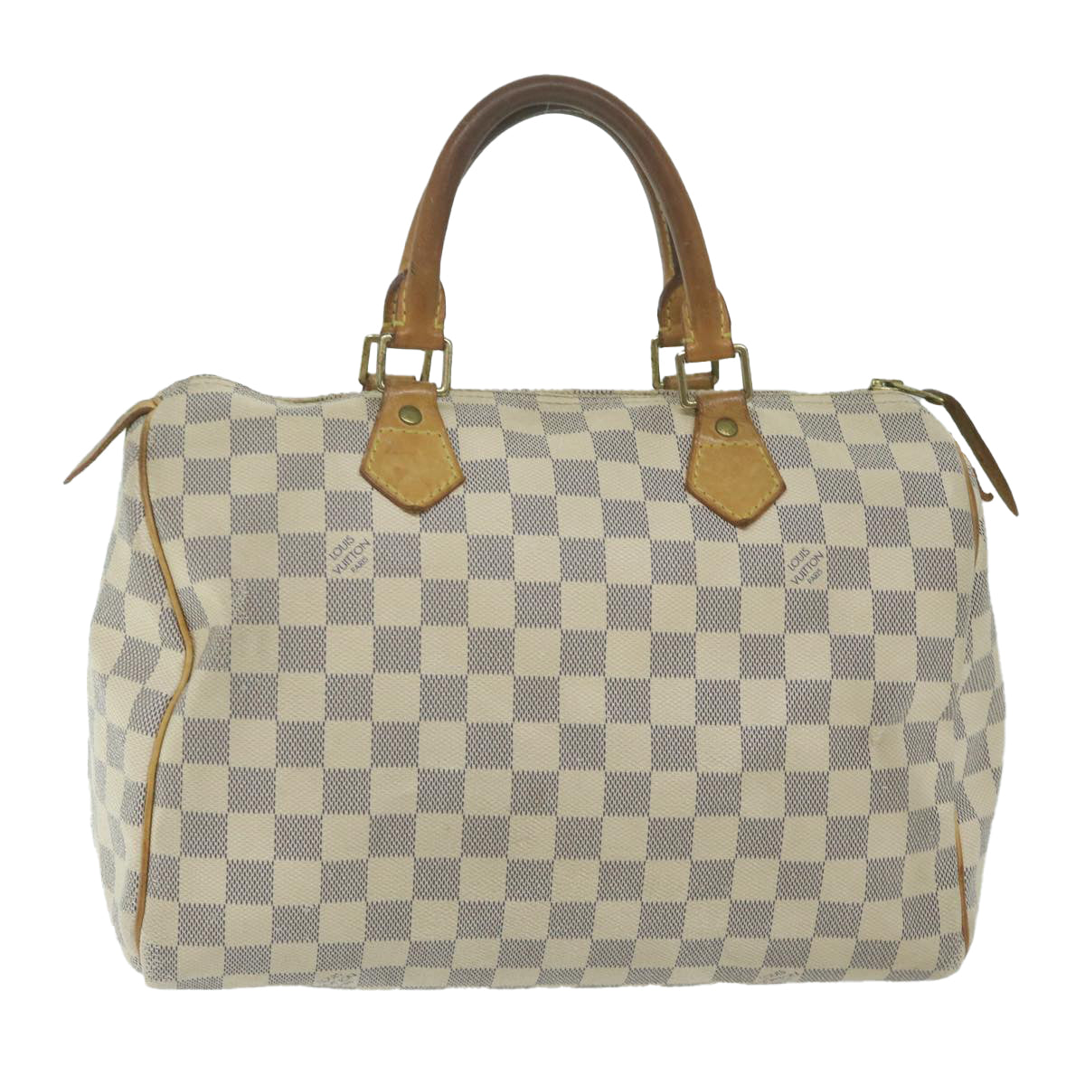 LOUIS VUITTON Damier Azur Speedy 30 Hand Bag N41533 LV Auth 64673