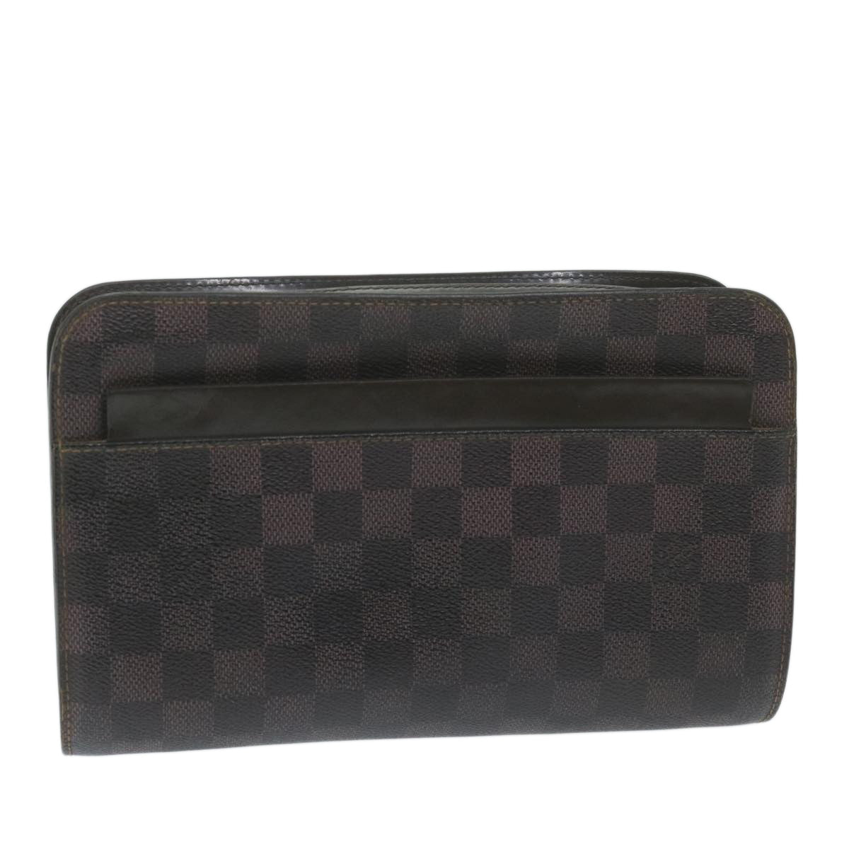 LOUIS VUITTON Damier Ebene Saint Louis Clutch Bag N51993 LV Auth 64698