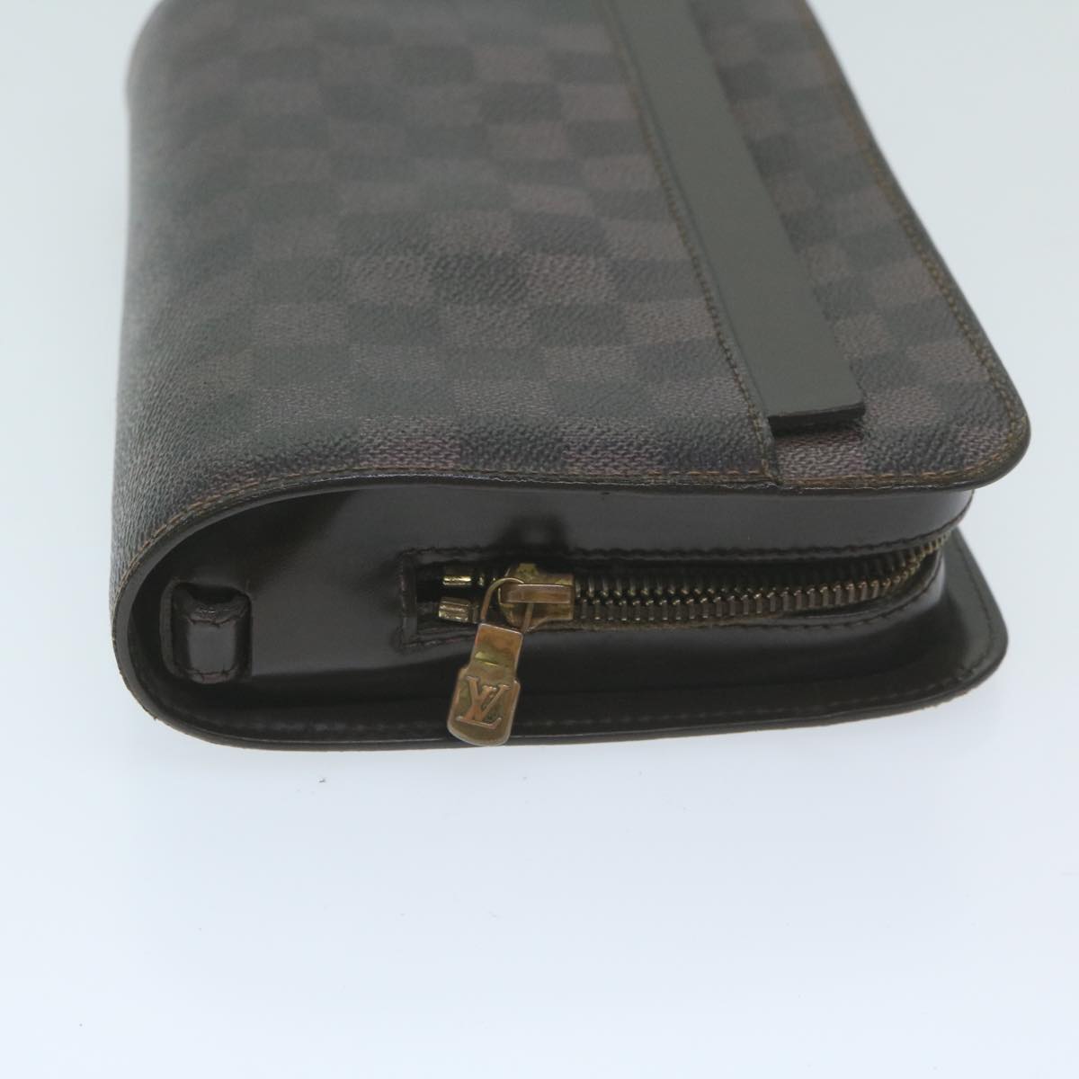 LOUIS VUITTON Damier Ebene Saint Louis Clutch Bag N51993 LV Auth 64698
