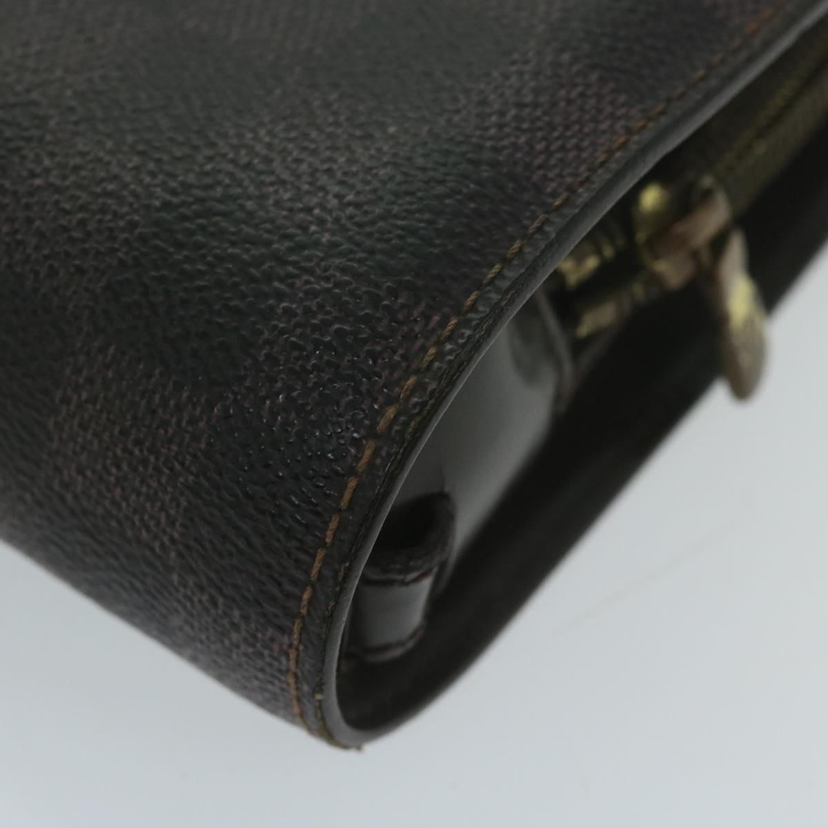 LOUIS VUITTON Damier Ebene Saint Louis Clutch Bag N51993 LV Auth 64698