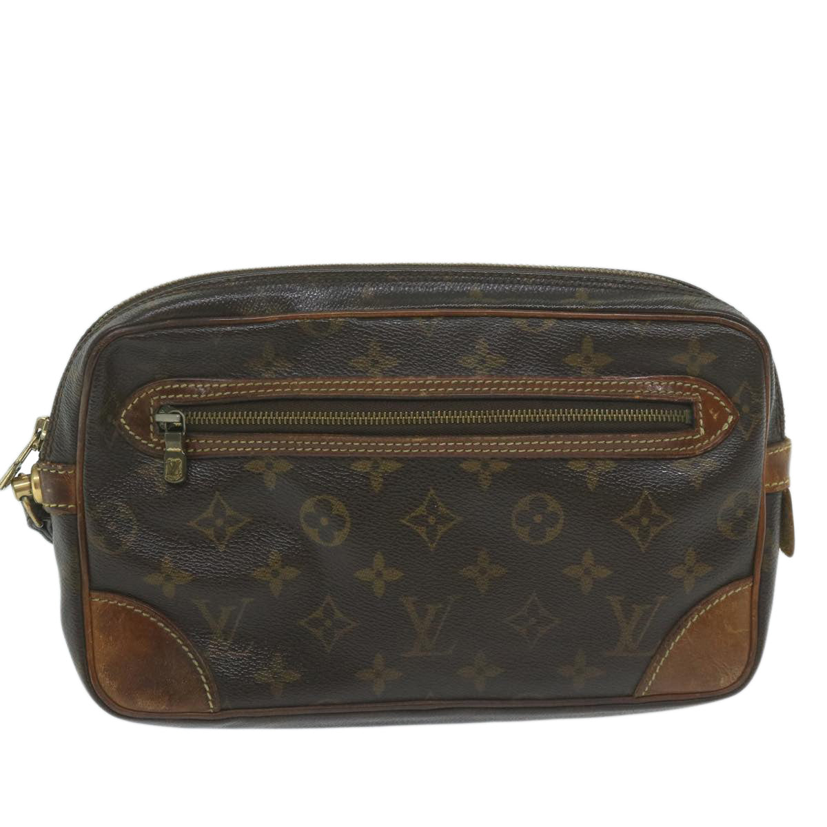 LOUIS VUITTON Monogram Marly Dragonne GM Clutch Bag M51825 LV Auth 64703