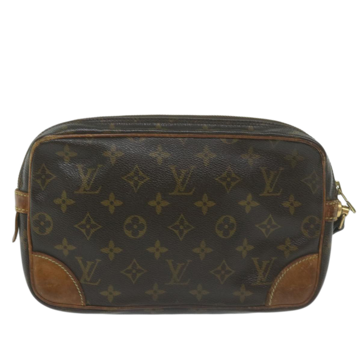 LOUIS VUITTON Monogram Marly Dragonne GM Clutch Bag M51825 LV Auth 64703