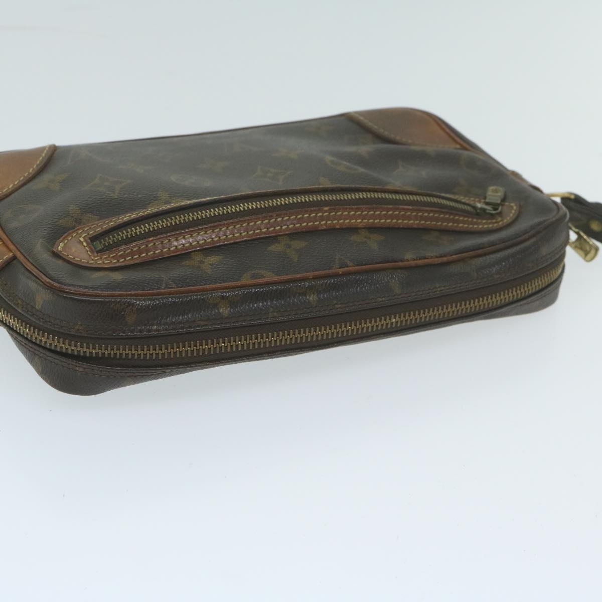 LOUIS VUITTON Monogram Marly Dragonne GM Clutch Bag M51825 LV Auth 64703