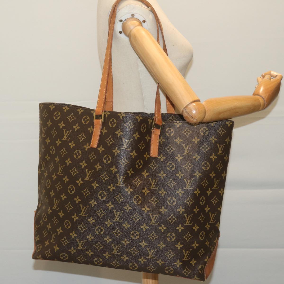 LOUIS VUITTON Monogram Cabas Alto Tote Bag M51152 LV Auth 64744