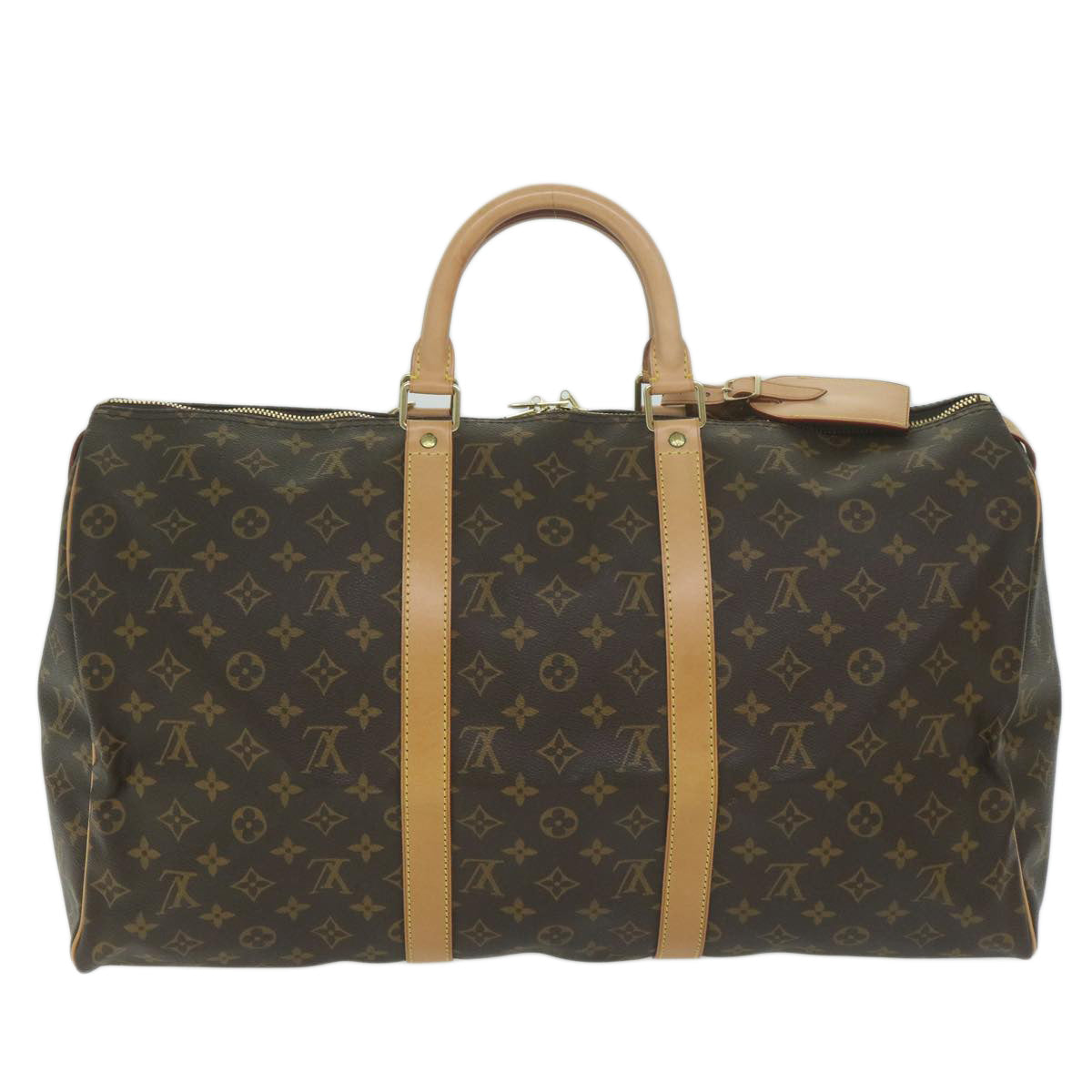 LOUIS VUITTON Monogram Keepall 50 Boston Bag M41426 LV Auth 64779A