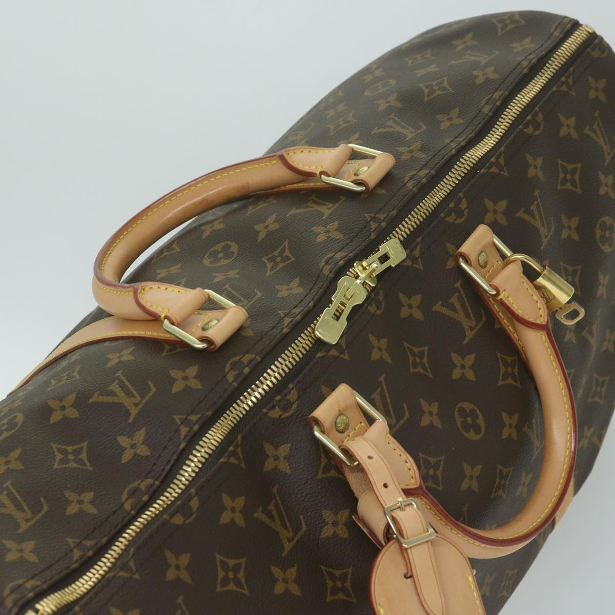 LOUIS VUITTON Monogram Keepall 50 Boston Bag M41426 LV Auth 64779A