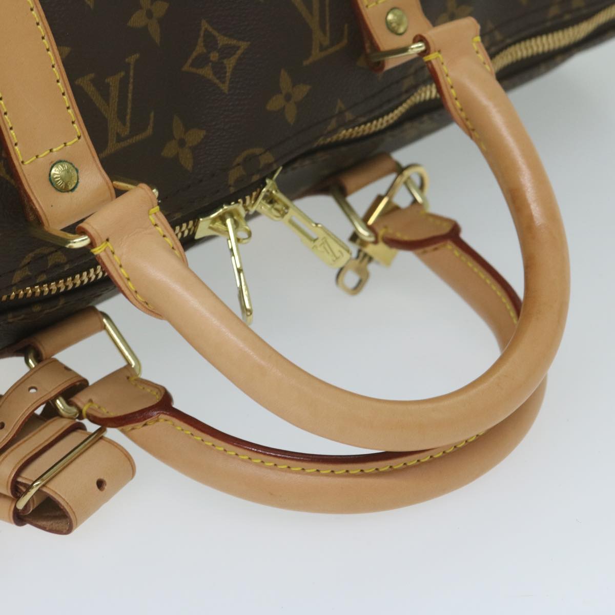 LOUIS VUITTON Monogram Keepall 50 Boston Bag M41426 LV Auth 64779A