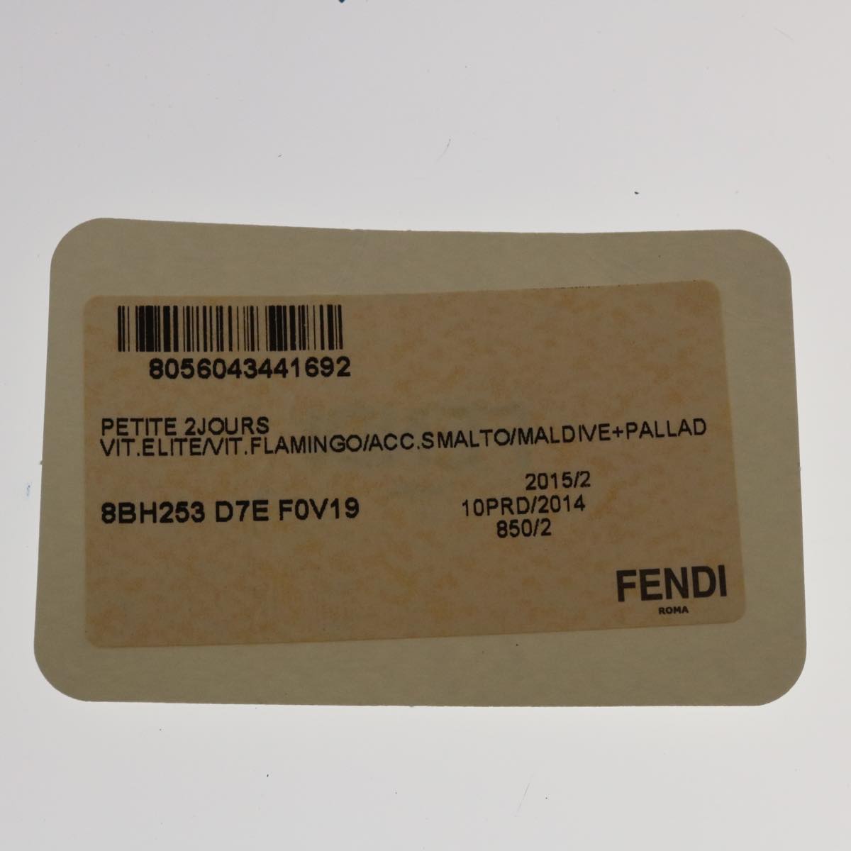 FENDI Petite To Jules Hand Bag Leather 2way Light Blue Auth 64810