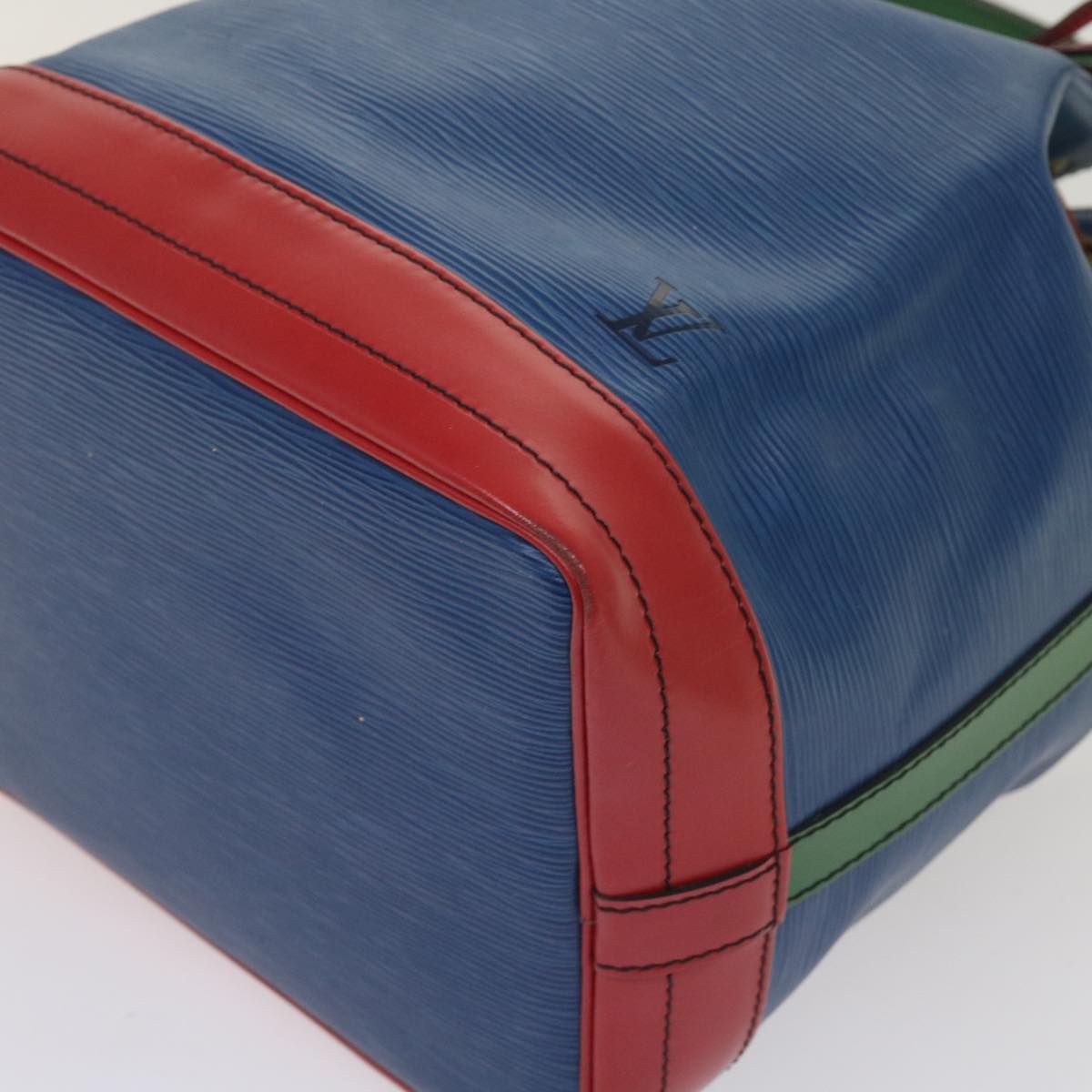 LOUIS VUITTON Epi Toriko Color Noe ShoulderBag Red Blue Green M44084 Auth 64831