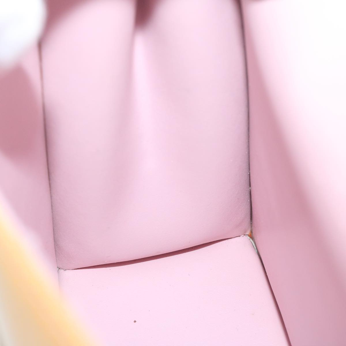 LOUIS VUITTON Vernis Spring Street Hand Bag Marshmallow Pink M91033 Auth 64914