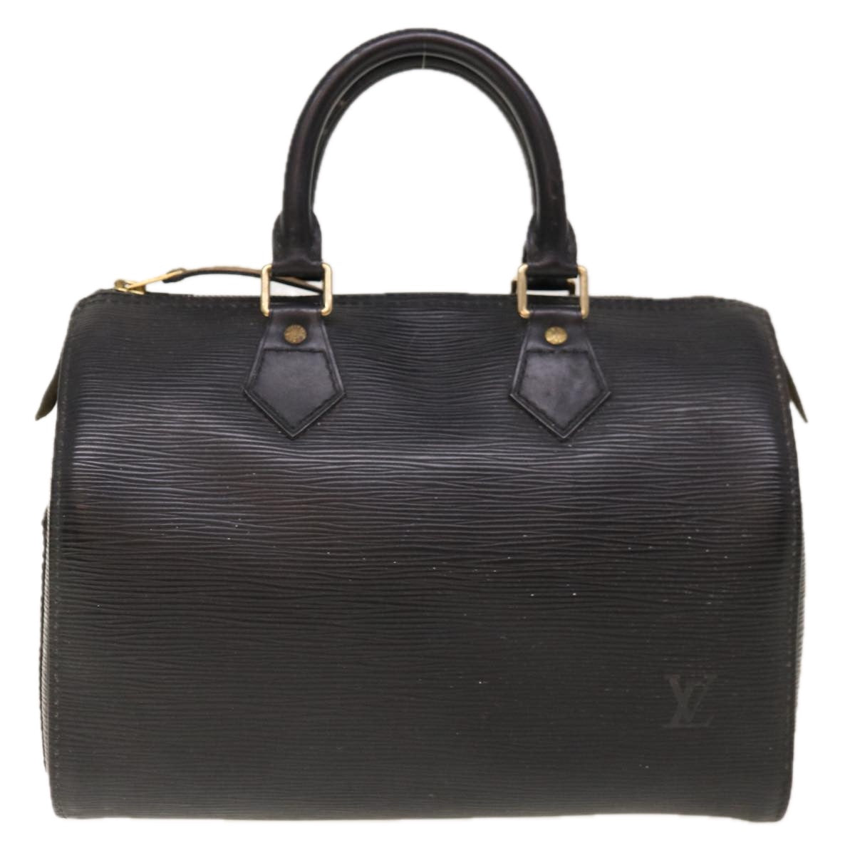 LOUIS VUITTON Epi Speedy 25 Hand Bag Black M43012 LV Auth 64969