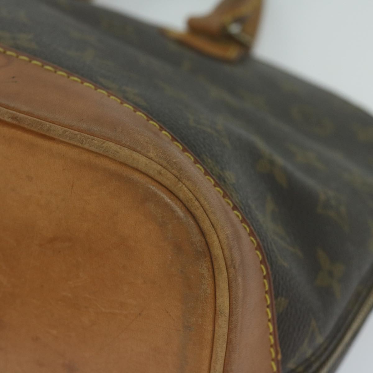 LOUIS VUITTON Monogram Alma Hand Bag M51130 LV Auth 64972