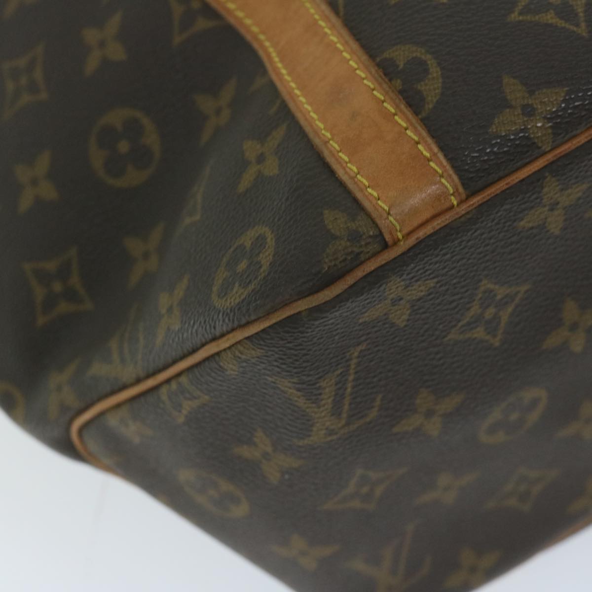 LOUIS VUITTON Monogram Sac Shopping Tote Bag M51108 LV Auth 65004