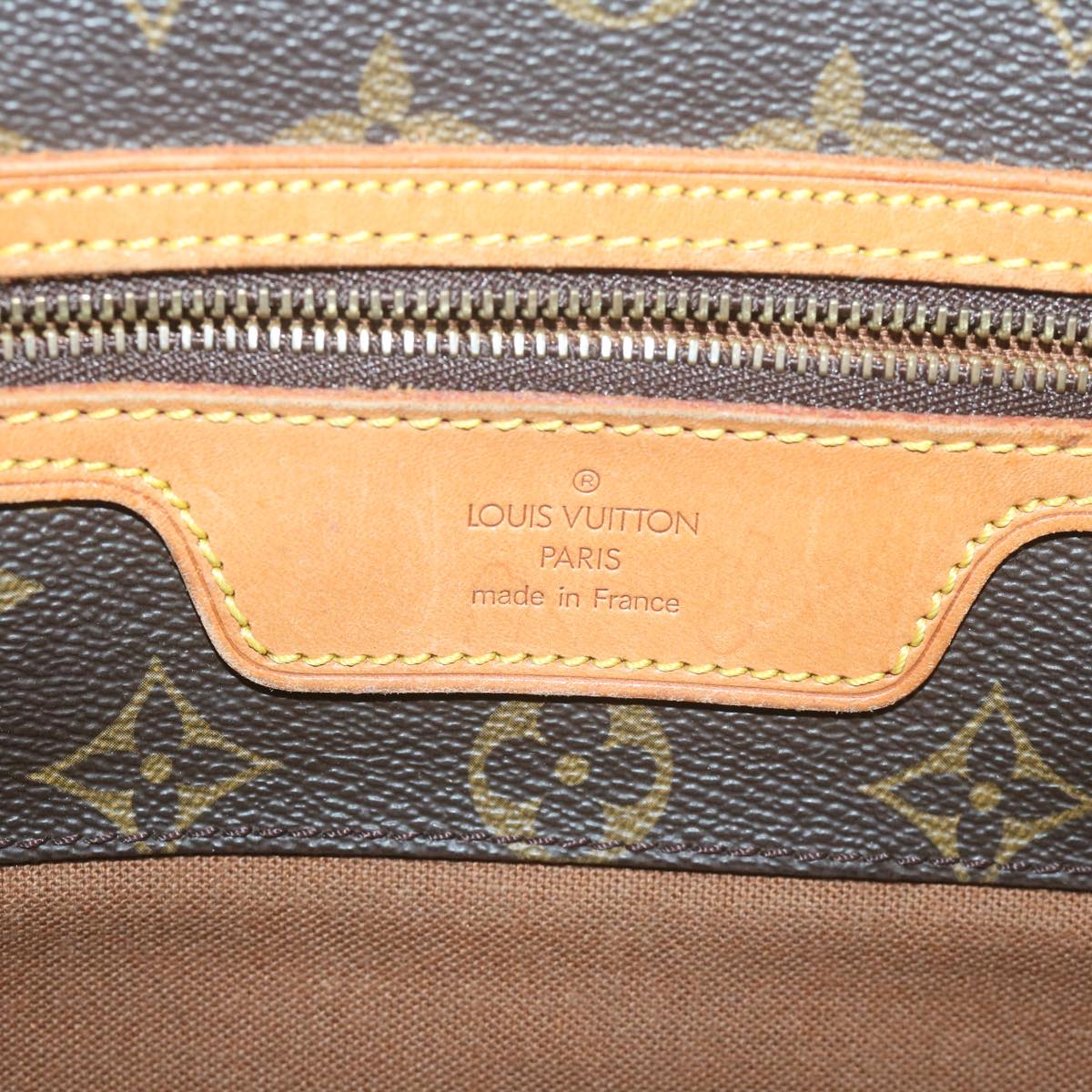 LOUIS VUITTON Monogram Sac Shopping Tote Bag M51108 LV Auth 65004