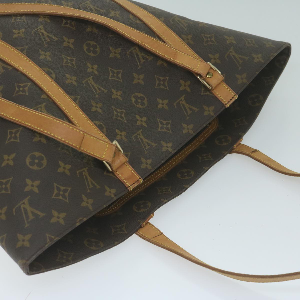 LOUIS VUITTON Monogram Sac Shopping Tote Bag M51108 LV Auth 65004