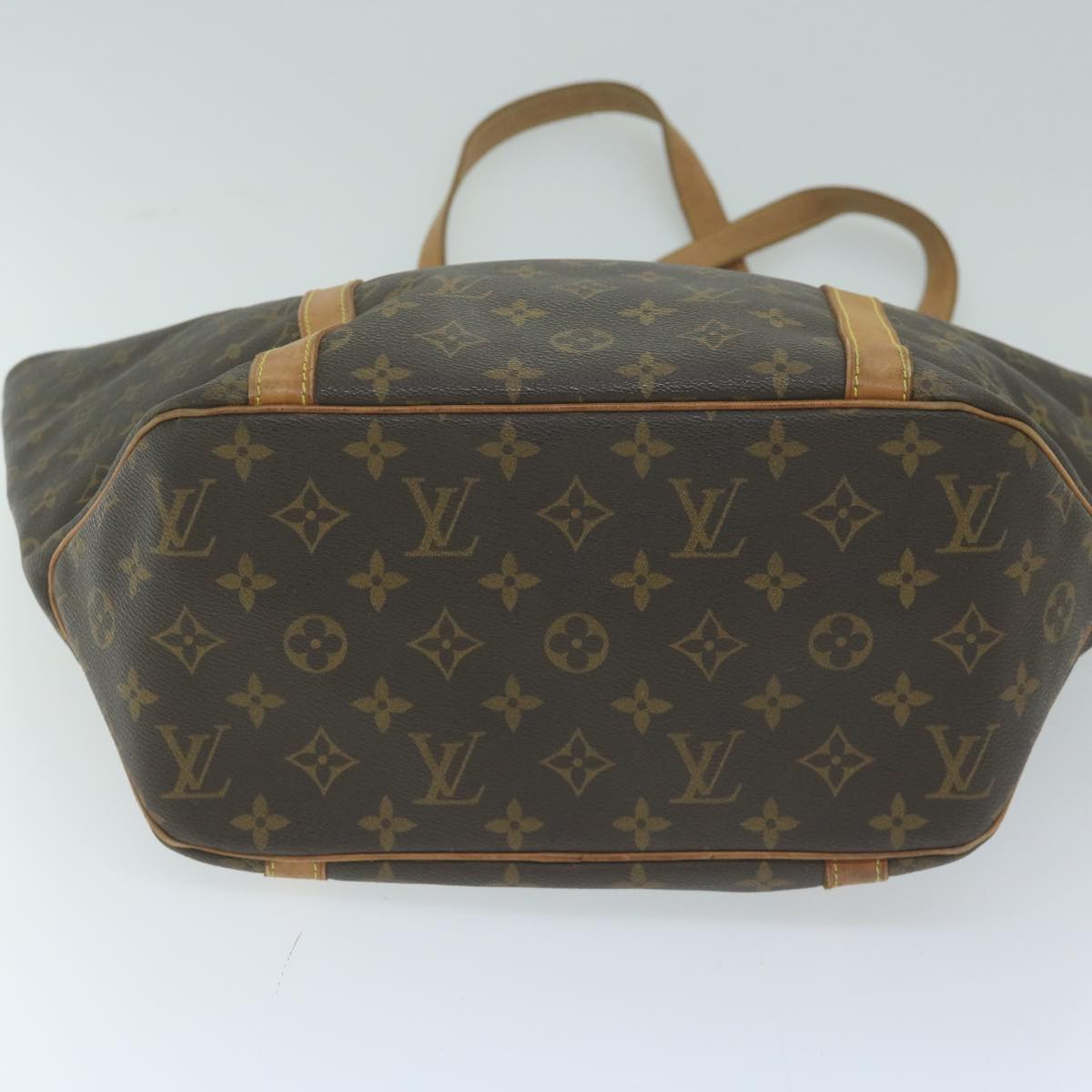LOUIS VUITTON Monogram Sac Shopping Tote Bag M51108 LV Auth 65004