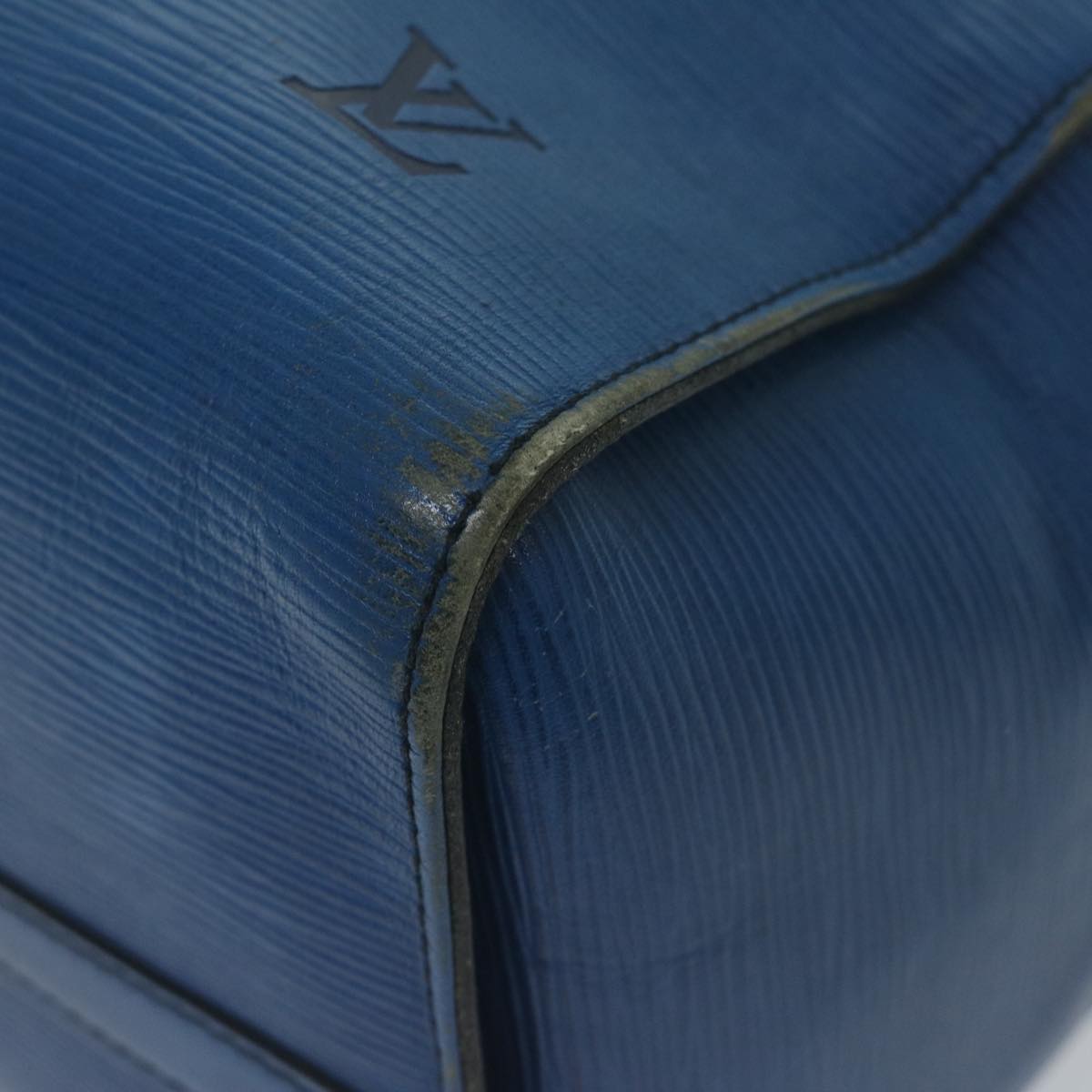 LOUIS VUITTON Epi Speedy 30 Hand Bag Toledo Blue M43005 LV Auth 65008