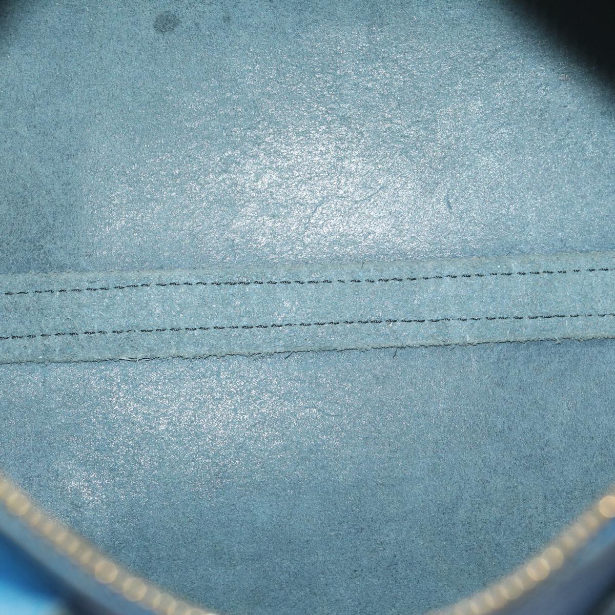 LOUIS VUITTON Epi Speedy 30 Hand Bag Toledo Blue M43005 LV Auth 65008