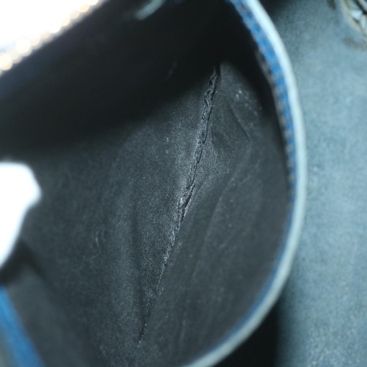 LOUIS VUITTON Epi Speedy 30 Hand Bag Toledo Blue M43005 LV Auth 65008