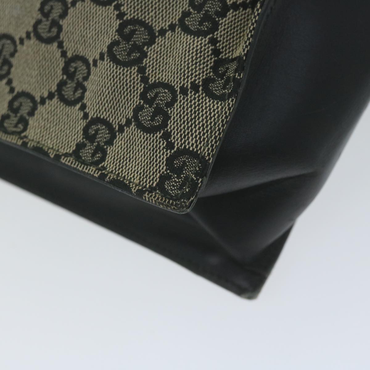 GUCCI GG Canvas Tote Bag Beige 002 1053 Auth 65018
