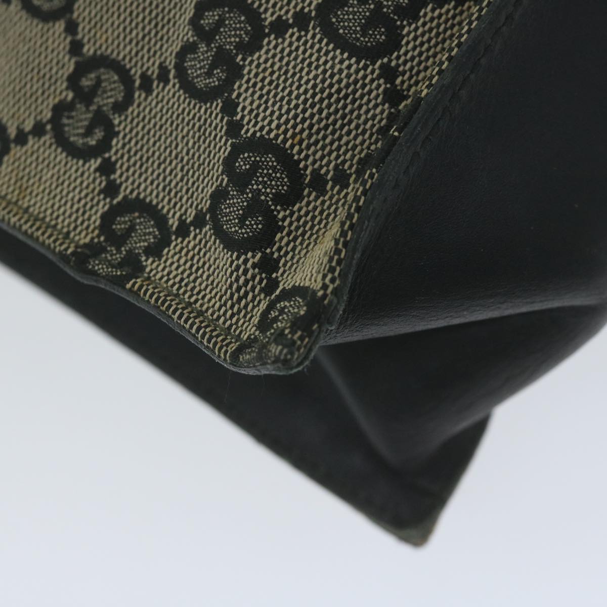 GUCCI GG Canvas Tote Bag Beige 002 1053 Auth 65018