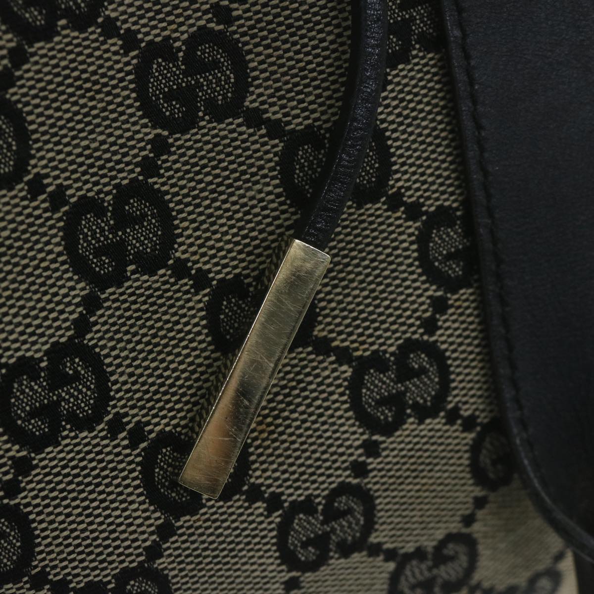GUCCI GG Canvas Tote Bag Beige 002 1053 Auth 65018