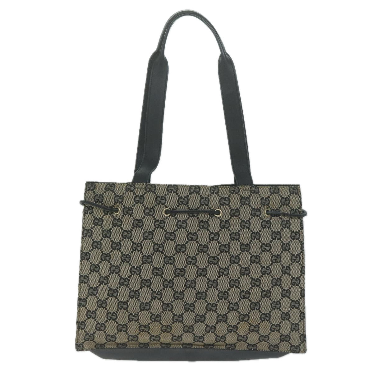GUCCI GG Canvas Tote Bag Beige 002 1053 Auth 65018