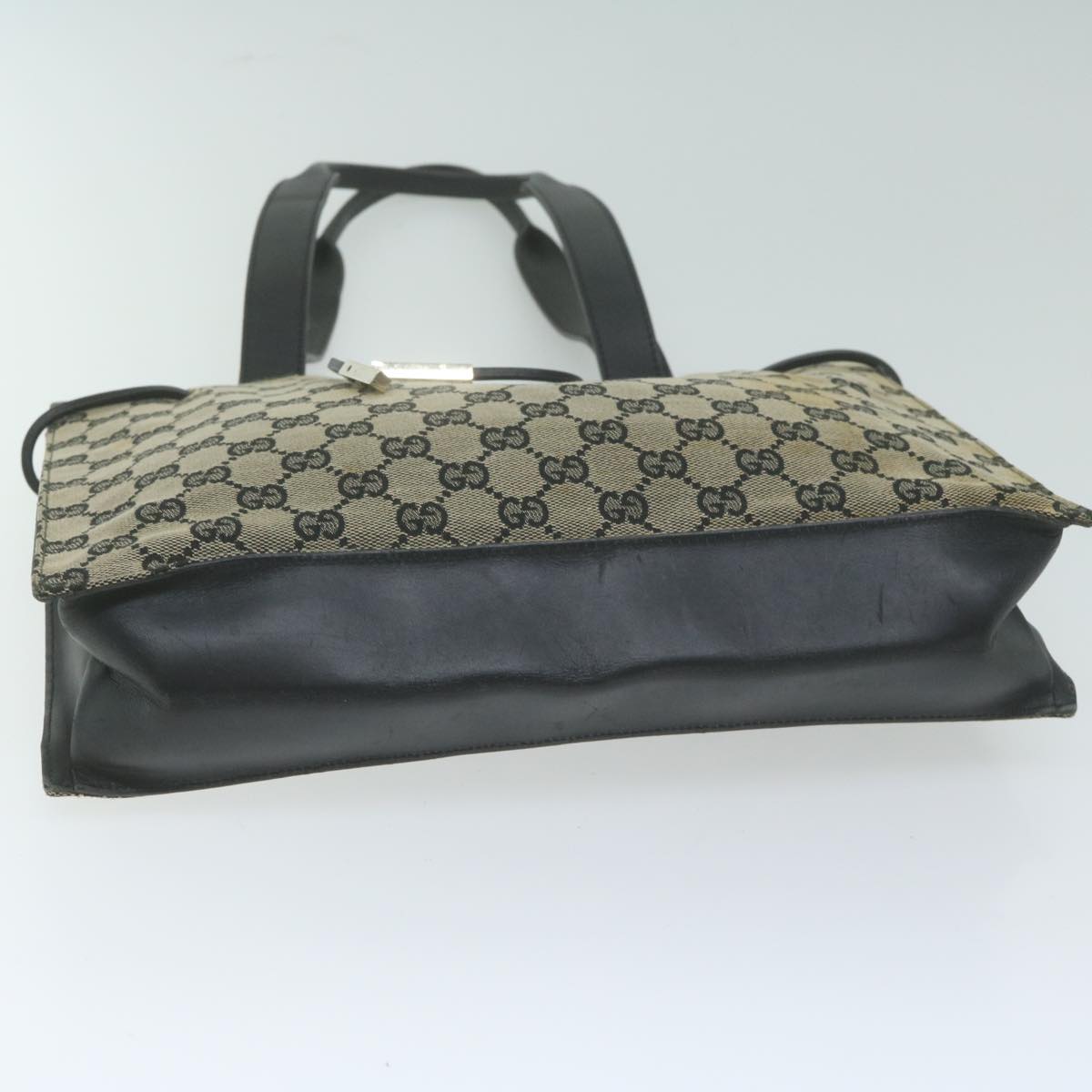 GUCCI GG Canvas Tote Bag Beige 002 1053 Auth 65018