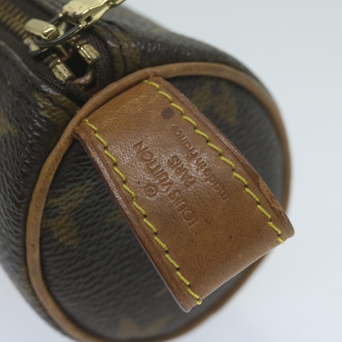 LOUIS VUITTON Monogram Trousse Rondo Pouch M47630 LV Auth 65188