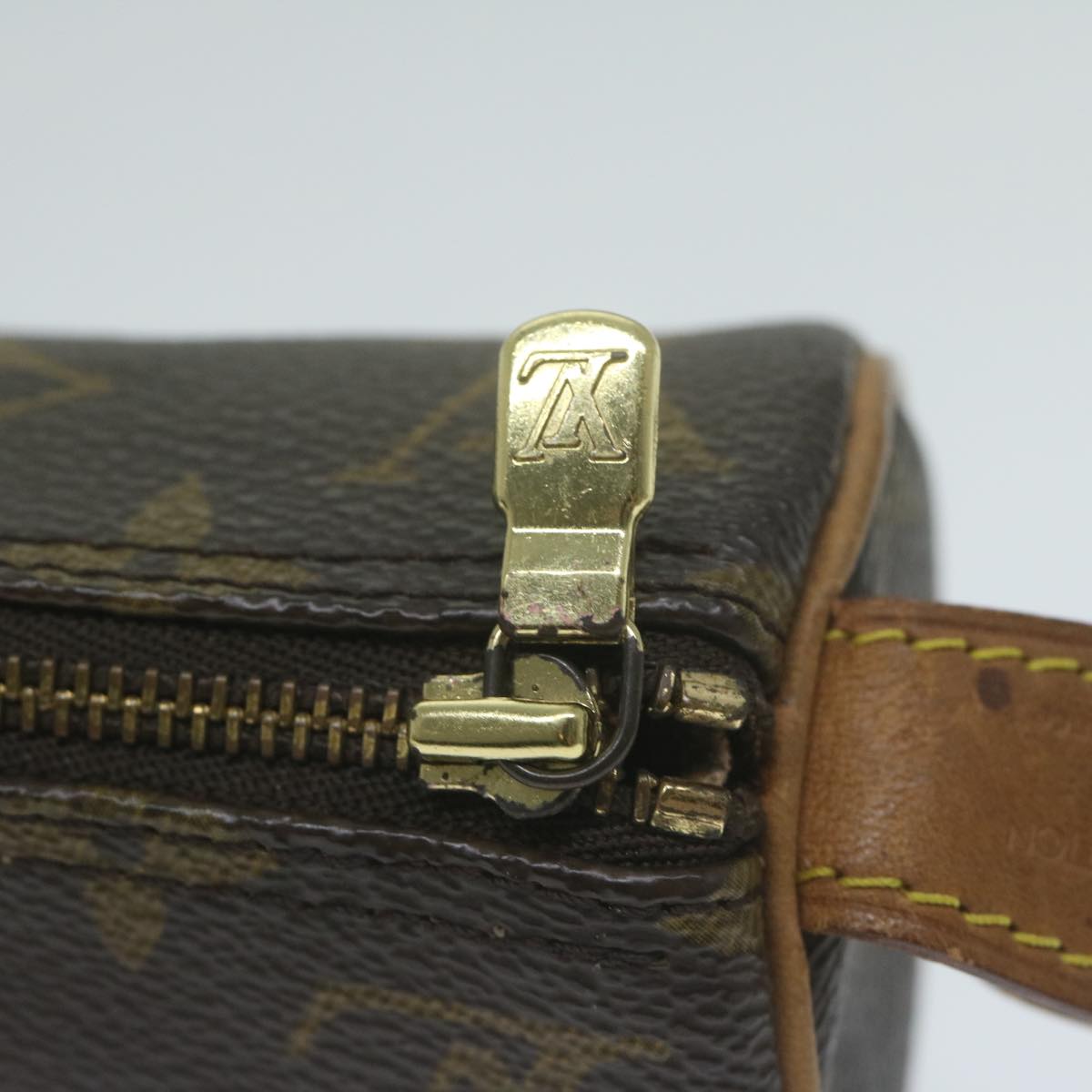 LOUIS VUITTON Monogram Trousse Rondo Pouch M47630 LV Auth 65188