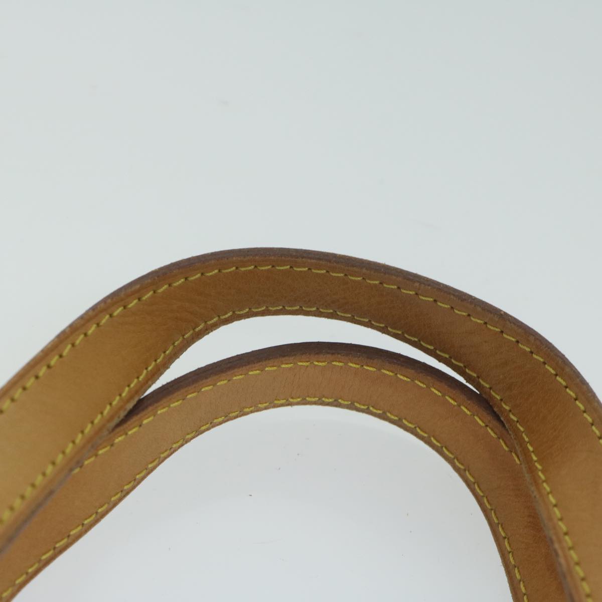 LOUIS VUITTON Monogram Vernis Houston Hand Bag Beige M91004 LV Auth 65193