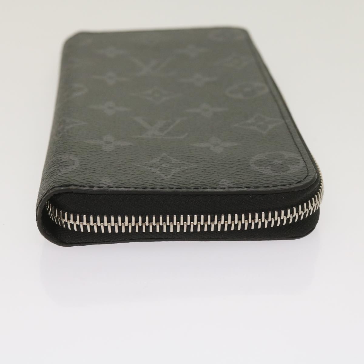 LOUIS VUITTON Monogram Eclipse Zippy Wallet Vertical Wallet M62295 Auth 65226SM