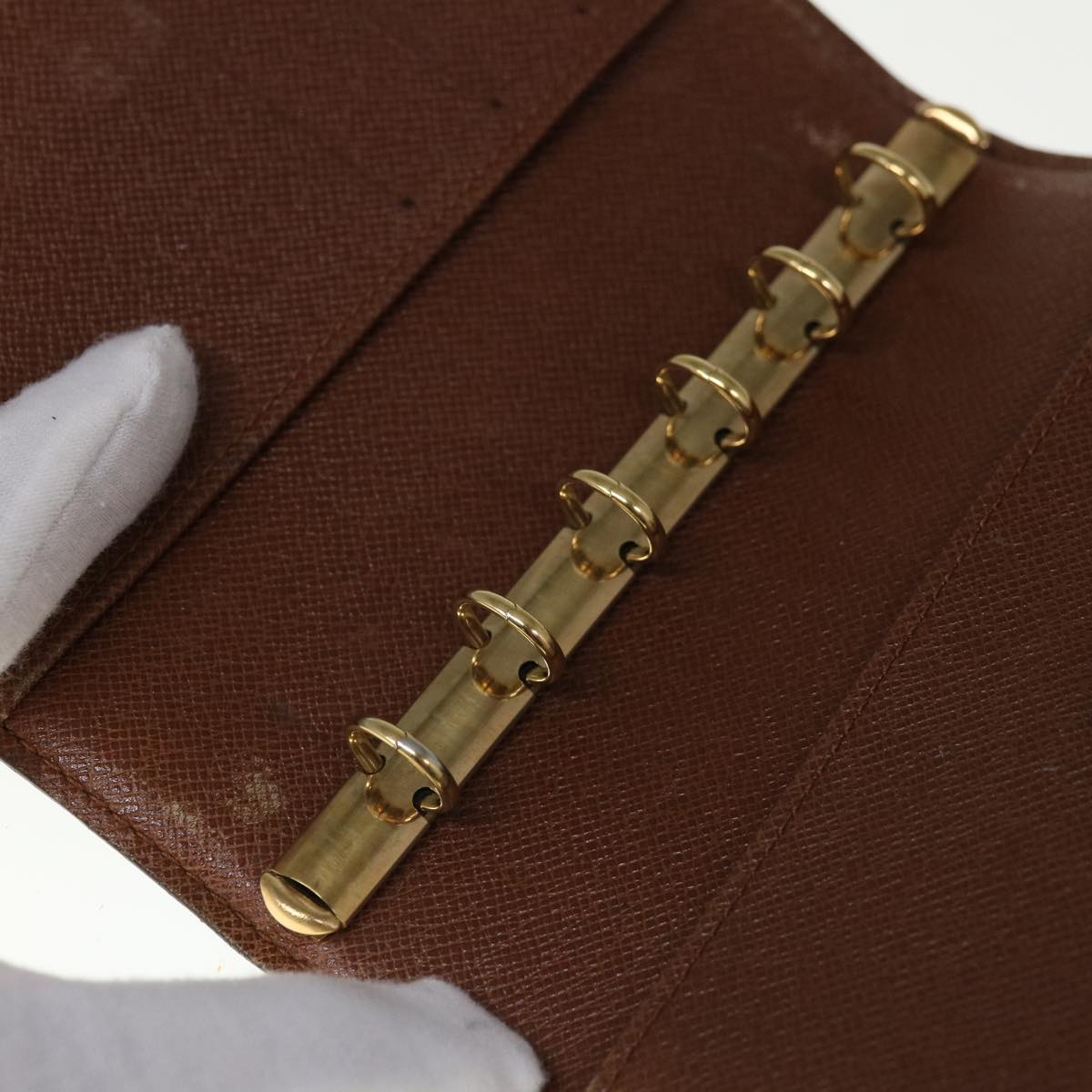 LOUIS VUITTON Monogram Agenda PM Day Planner Cover R20005 LV Auth 65348