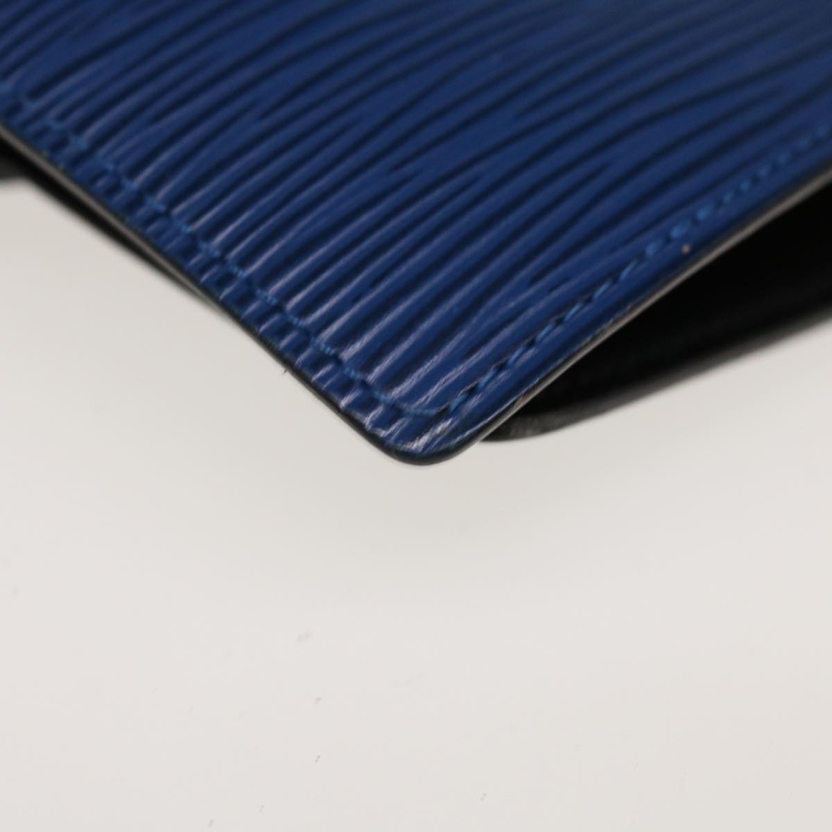 LOUIS VUITTON Epi Agenda PM Day Planner Cover Blue R20055 LV Auth 65349