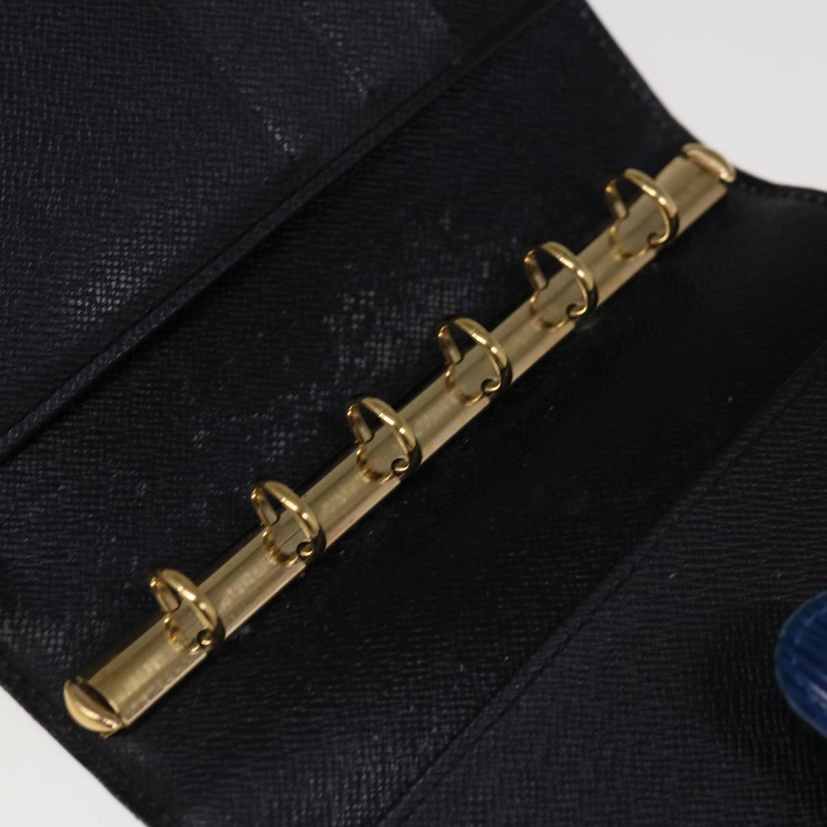 LOUIS VUITTON Epi Agenda PM Day Planner Cover Blue R20055 LV Auth 65349