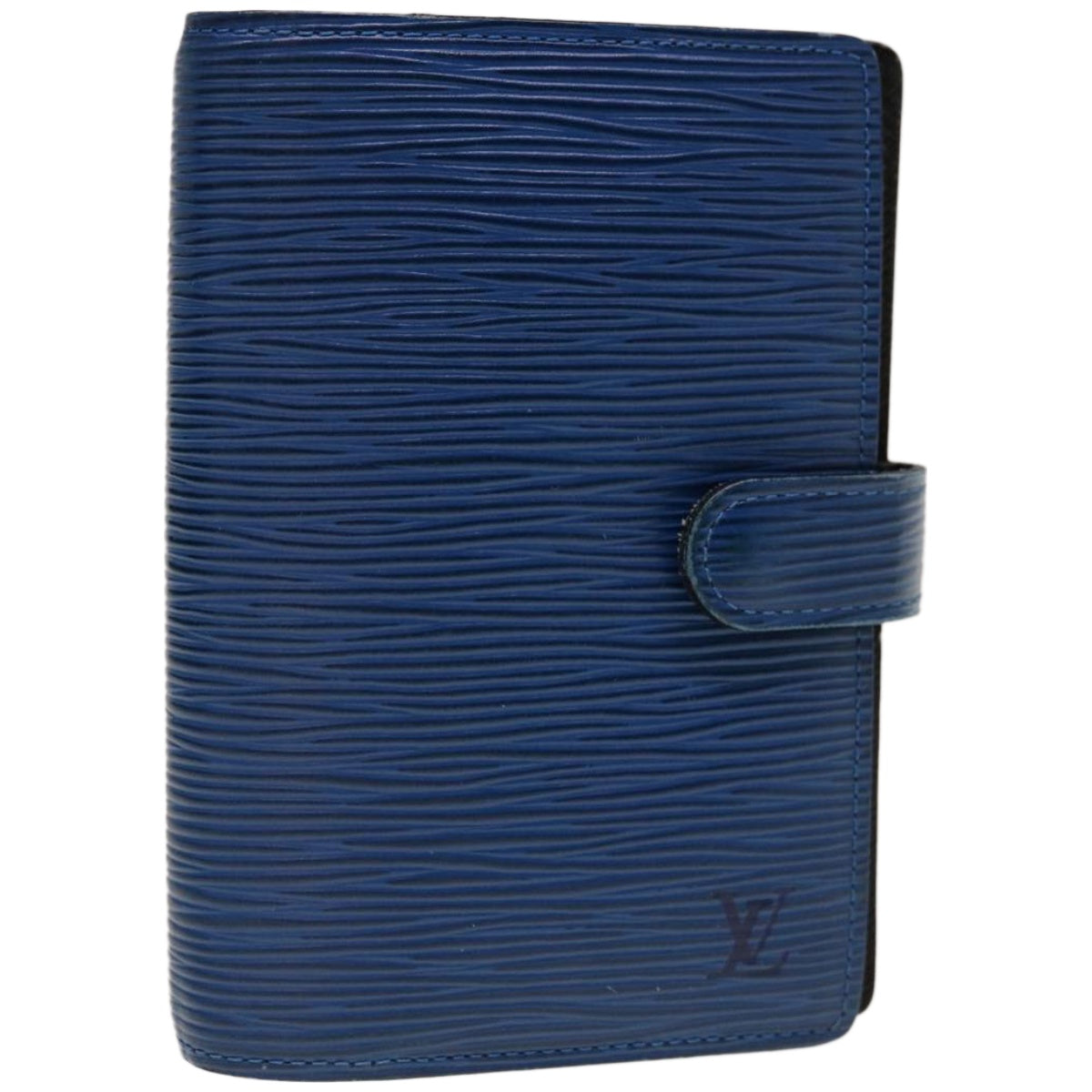 LOUIS VUITTON Epi Agenda PM Day Planner Cover Blue R20055 LV Auth 65349