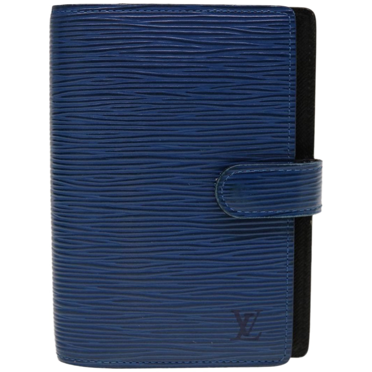LOUIS VUITTON Epi Agenda PM Day Planner Cover Blue R20055 LV Auth 65349