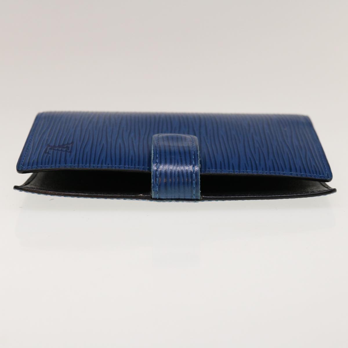 LOUIS VUITTON Epi Agenda PM Day Planner Cover Blue R20055 LV Auth 65349
