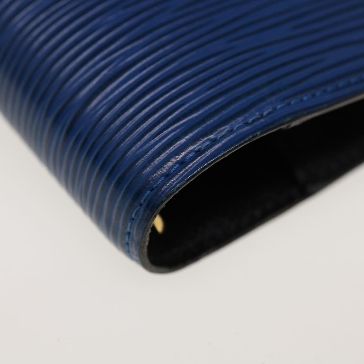 LOUIS VUITTON Epi Agenda PM Day Planner Cover Blue R20055 LV Auth 65349