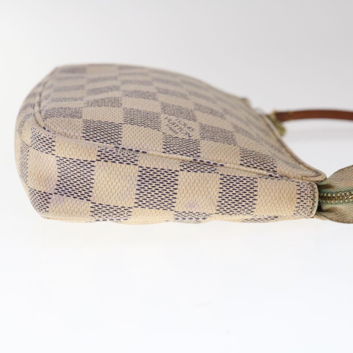 LOUIS VUITTON Damier Azur Pochette Accessoires Pouch N51986 LV Auth 65457