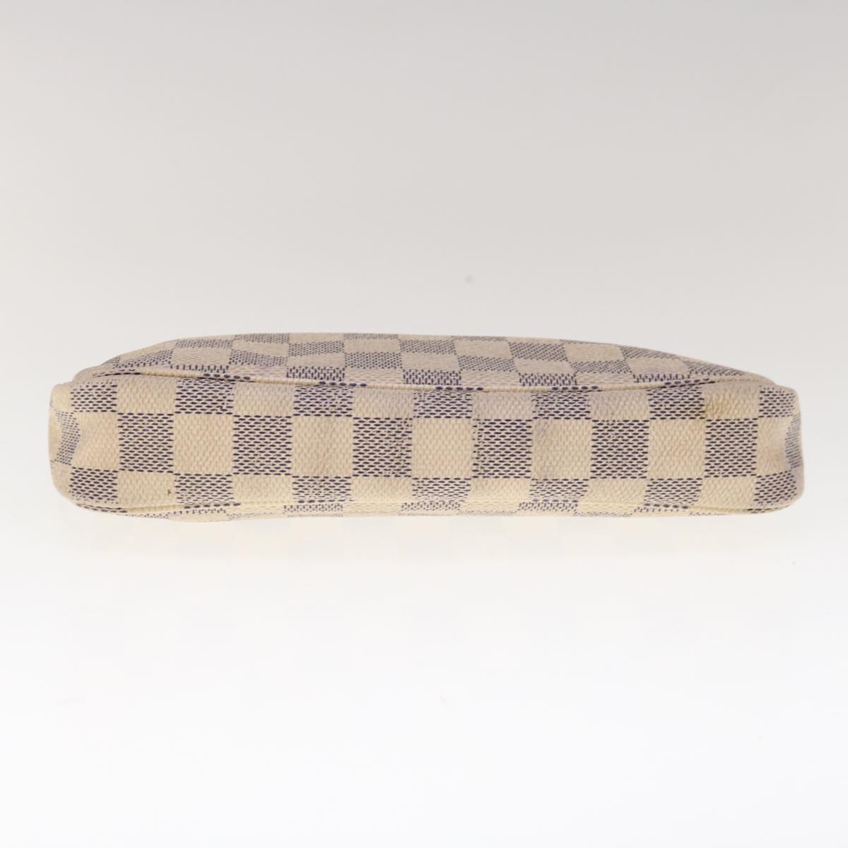 LOUIS VUITTON Damier Azur Pochette Accessoires Pouch N51986 LV Auth 65457