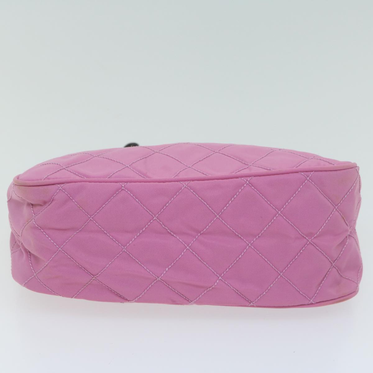 PRADA Pouch Nylon Pink Auth 65462