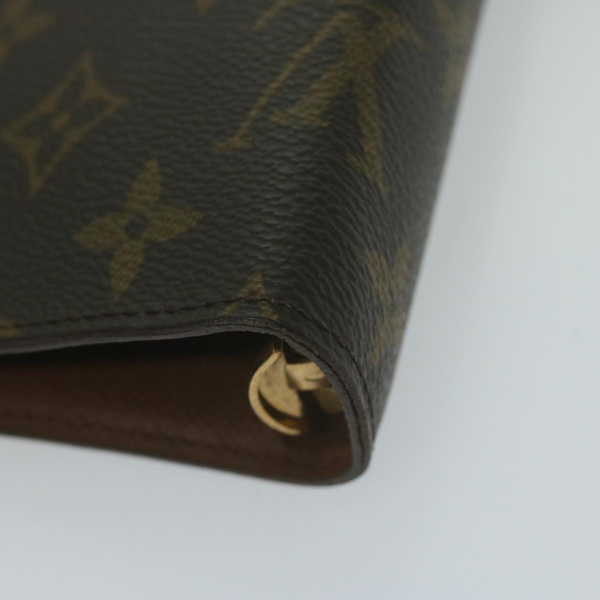 LOUIS VUITTON Monogram Agenda GM Day Planner Cover R20006 LV Auth 65614A