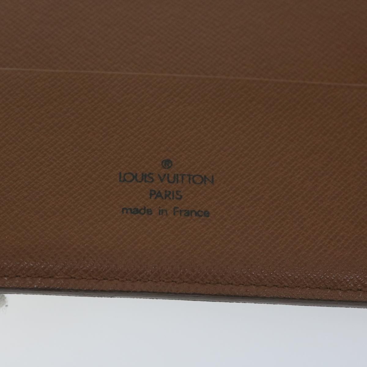 LOUIS VUITTON Monogram Agenda GM Day Planner Cover R20006 LV Auth 65614A