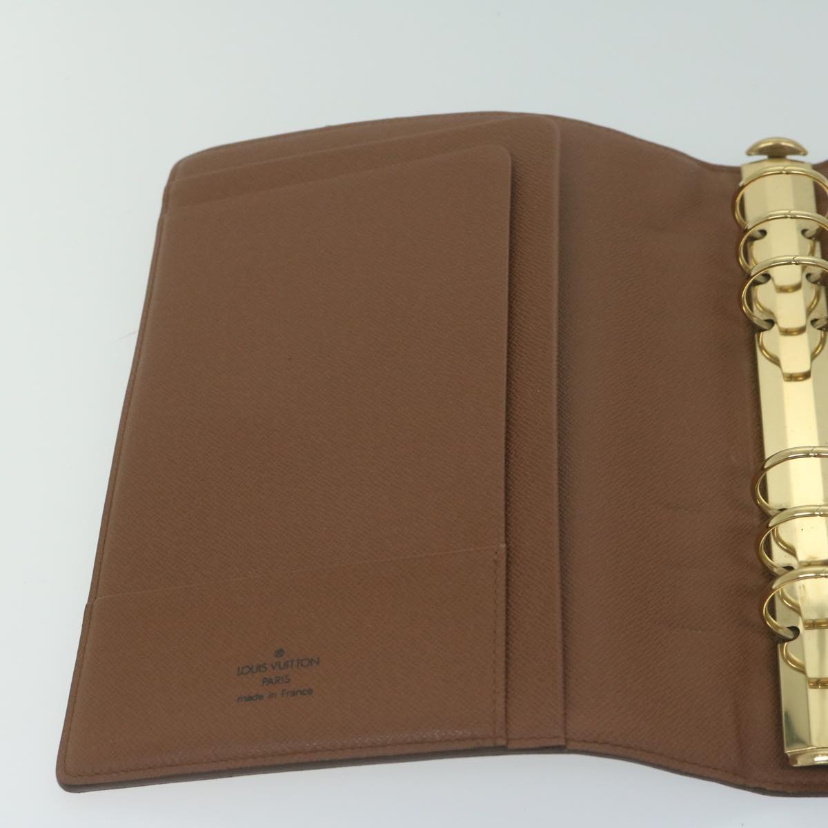 LOUIS VUITTON Monogram Agenda GM Day Planner Cover R20006 LV Auth 65614A
